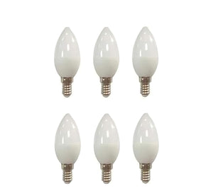 6 LED bulbs white 10 watts