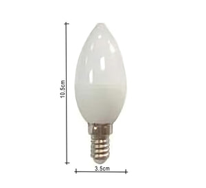 6 LED bulbs white 10 watts