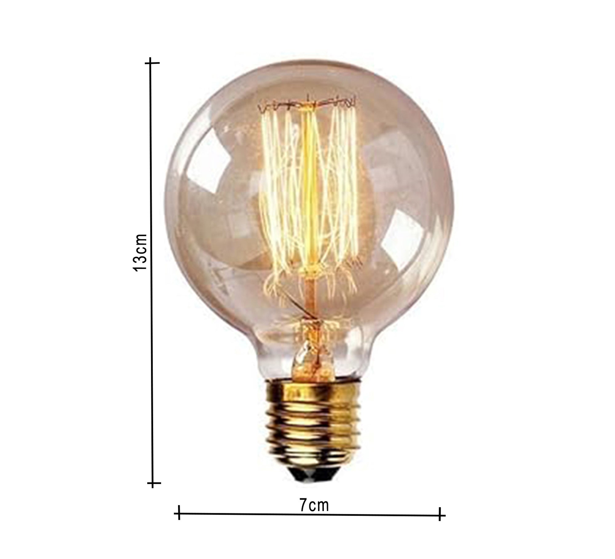 4 watt Edison decorative bulbs transparent 6 watts