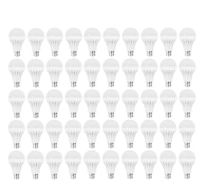 50 LED bulbs white 9 watts