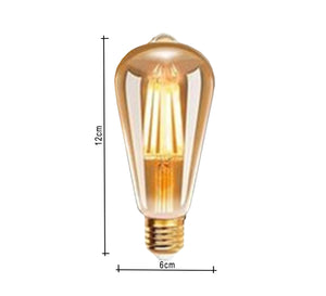 12 Edison decorative bulbs 4 watts clear