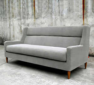 Comfortable gray sofa