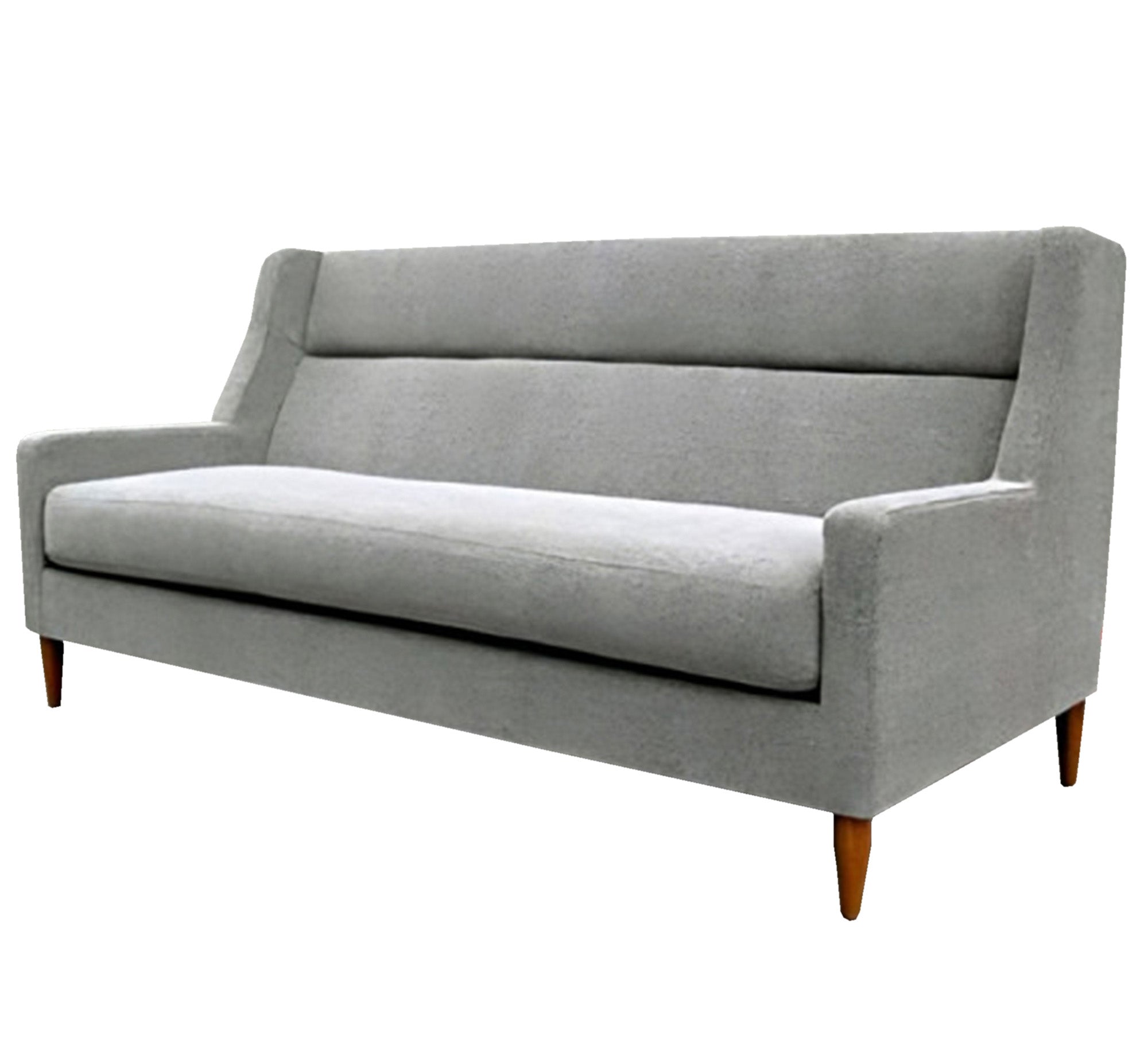 Comfortable gray sofa