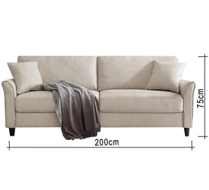 Double sofa in beige color