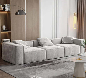 Triple Light Gray Sofa