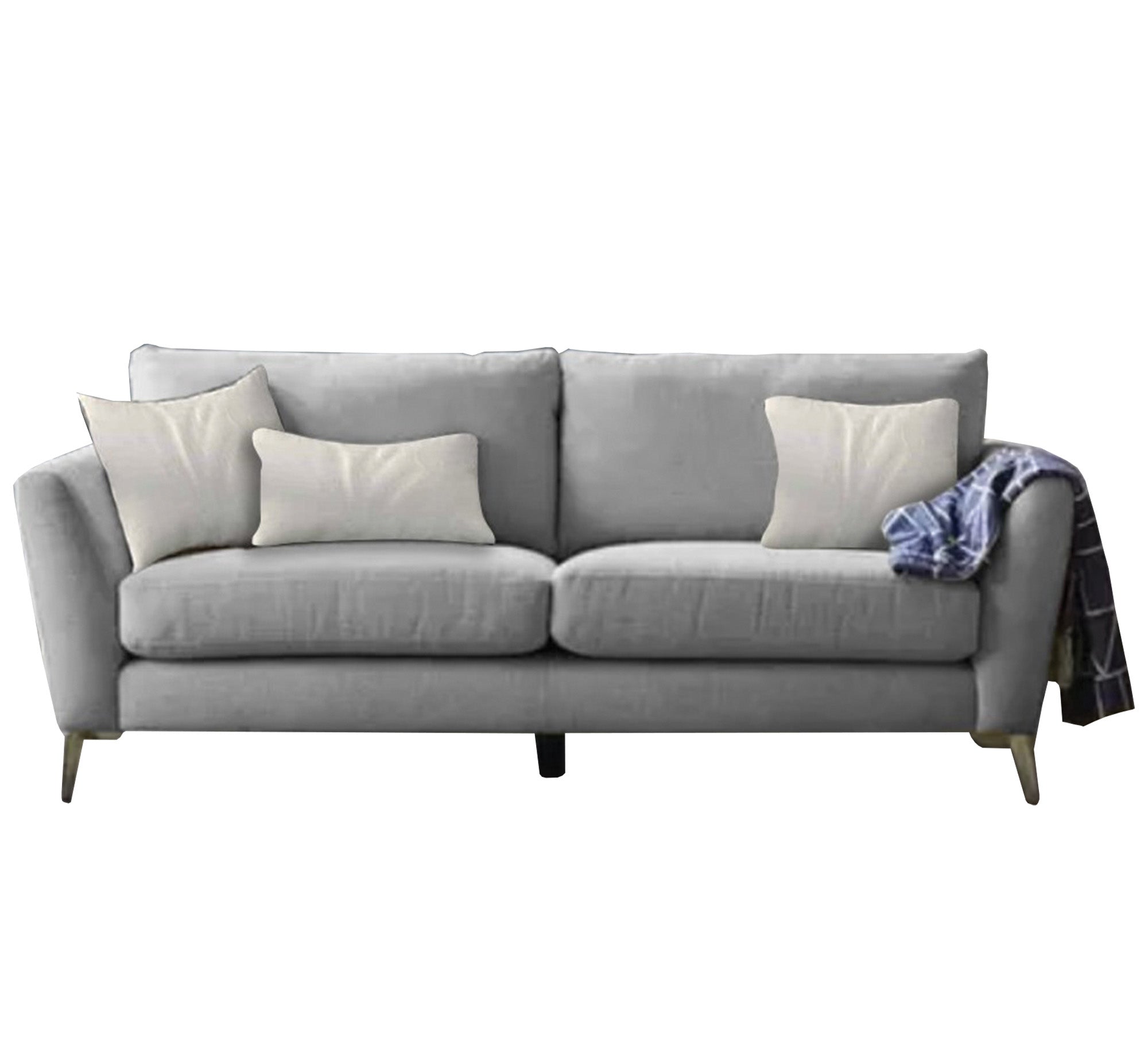 Gray double sofa