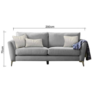 Gray double sofa