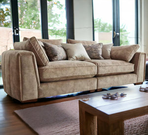 Cafee Sofa: Luxurious Comfort with Fluffy Upholstery