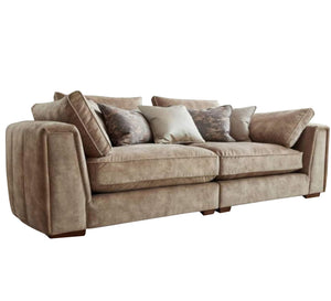 Cafee Sofa: Luxurious Comfort with Fluffy Upholstery