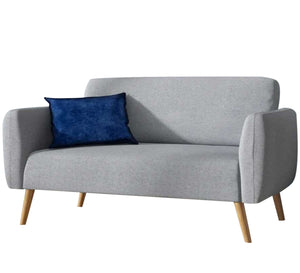 Grey double sofa