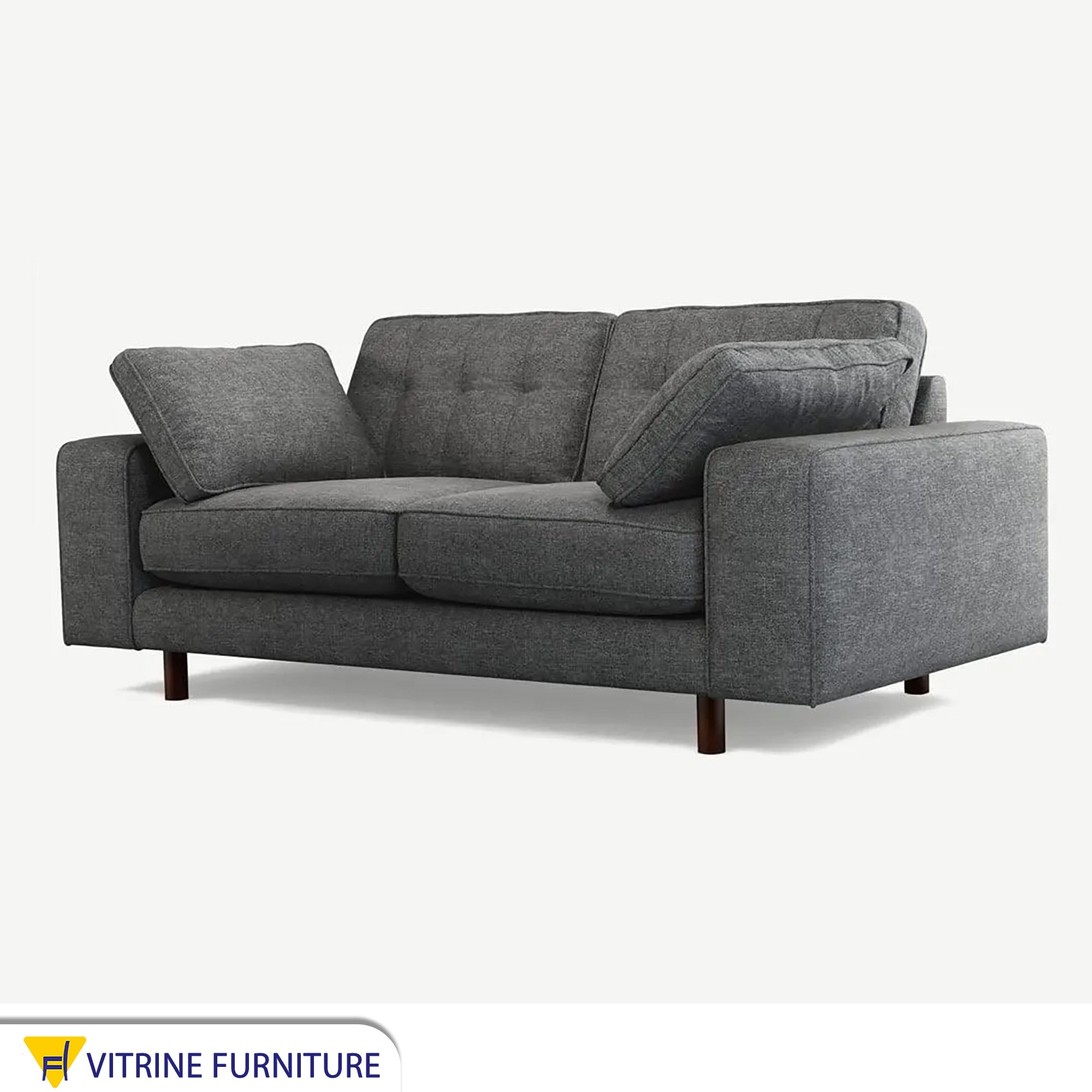 Dark grey sofa