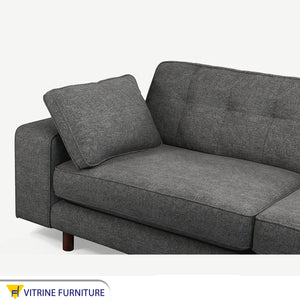 Dark grey sofa