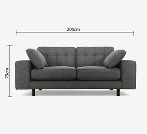 Dark grey sofa