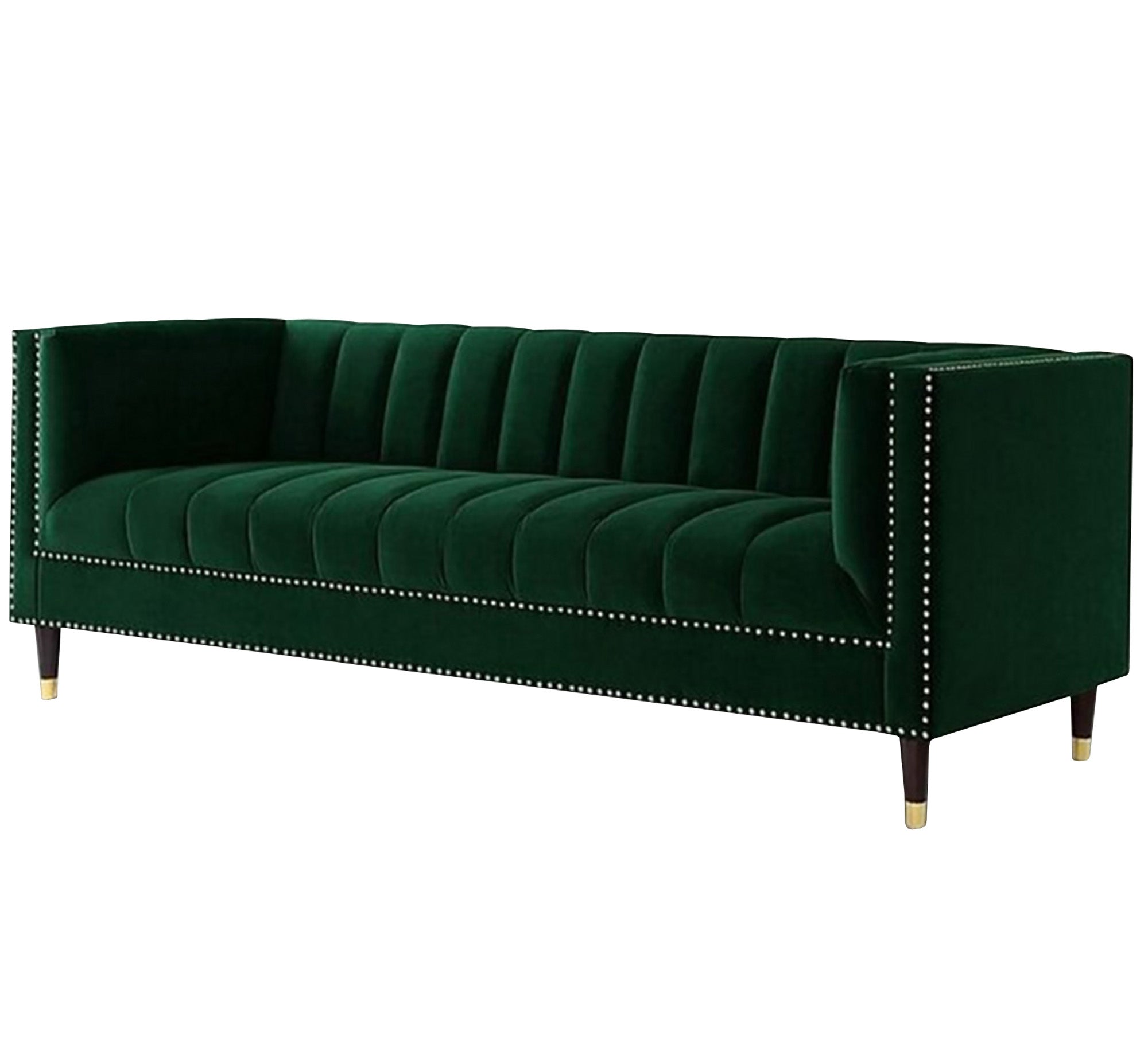 Green sofa