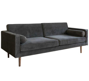 Grey triple sofa