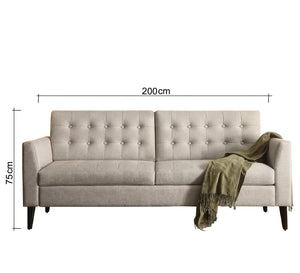 Big sofa with raised legs