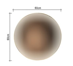 مرآة مستديرة قطر 60 سم بإضاءة ليد