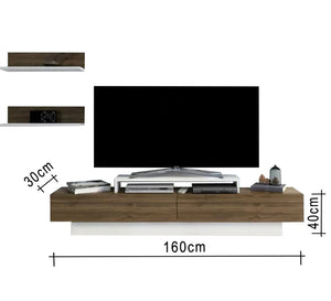 Multi-surface TV table