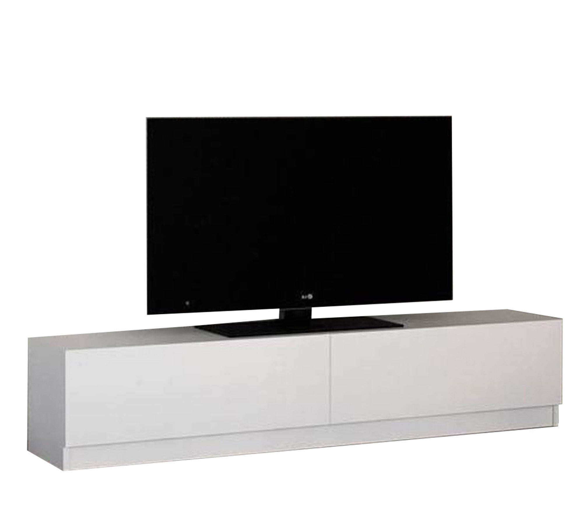 TV unit with two flip leaves