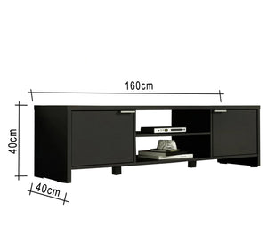 منضدة تلفاز باللون الاسود