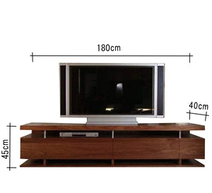 Dark brown TV unit