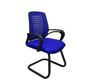 Blue office chair