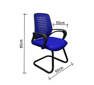 Blue office chair