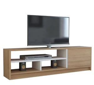 TV unit with two shelves divided from inside