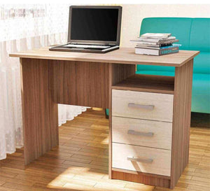 Study desk with three drawers