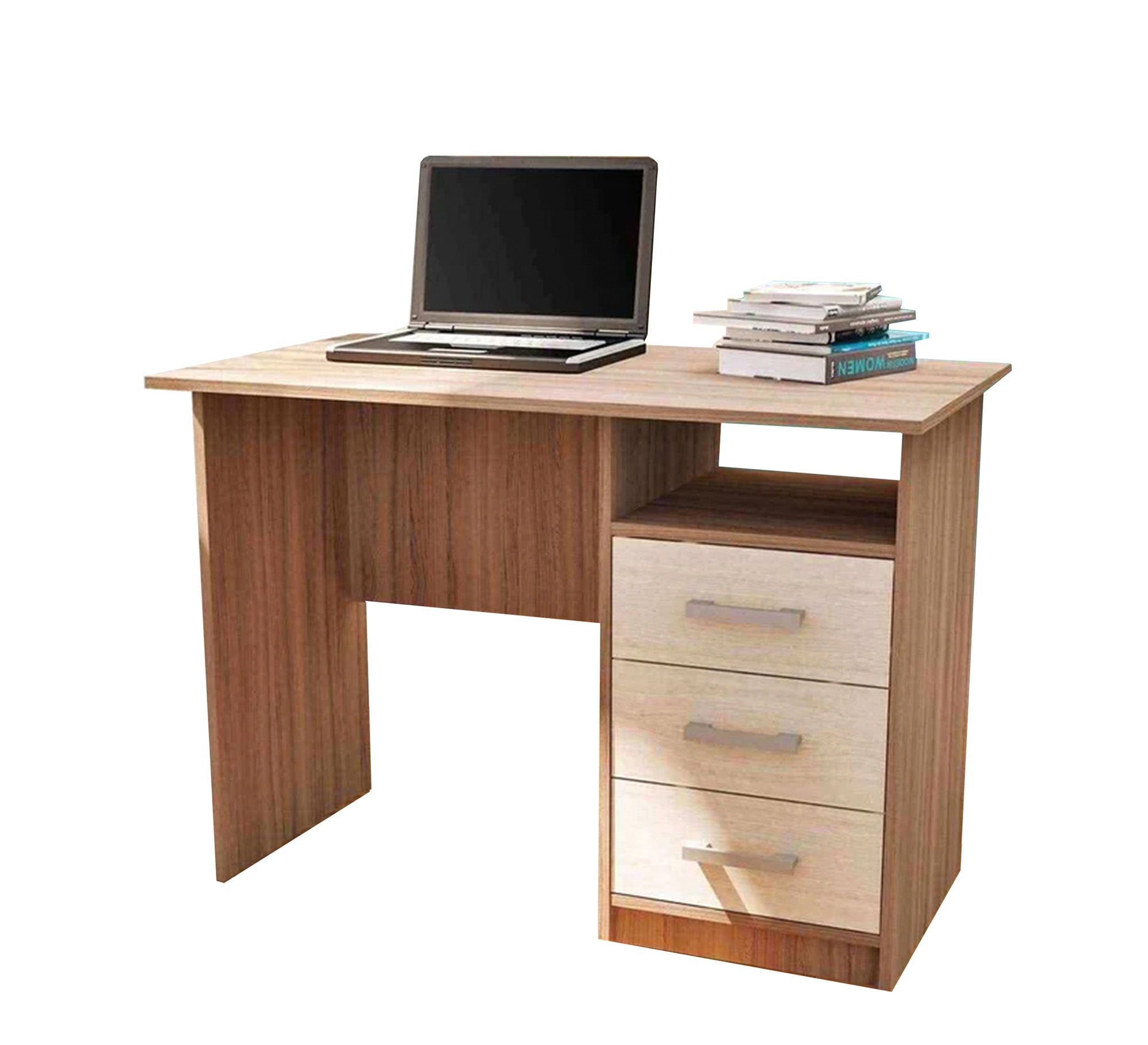 Study desk with three drawers