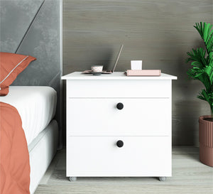 Bedside table with movable surface