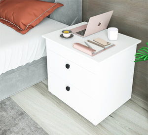 Bedside table with movable surface