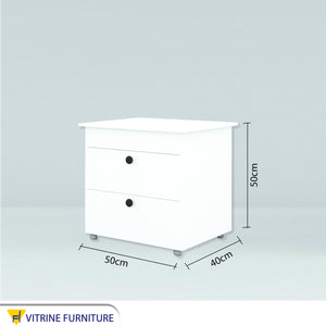 Bedside table with movable surface