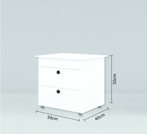 Bedside table with movable surface