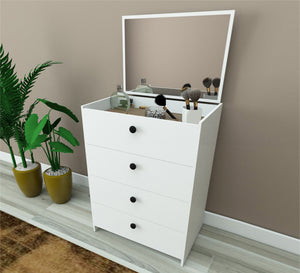 Dresser with movable top