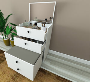 Dresser with movable top