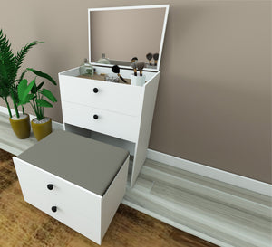 Dresser with movable top