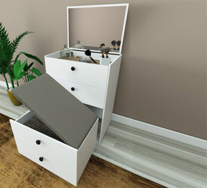 Dresser with movable top