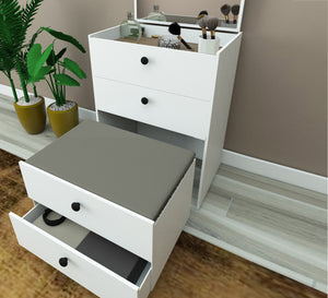 Dresser with movable top