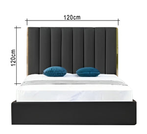 Single bed divided lengthwise