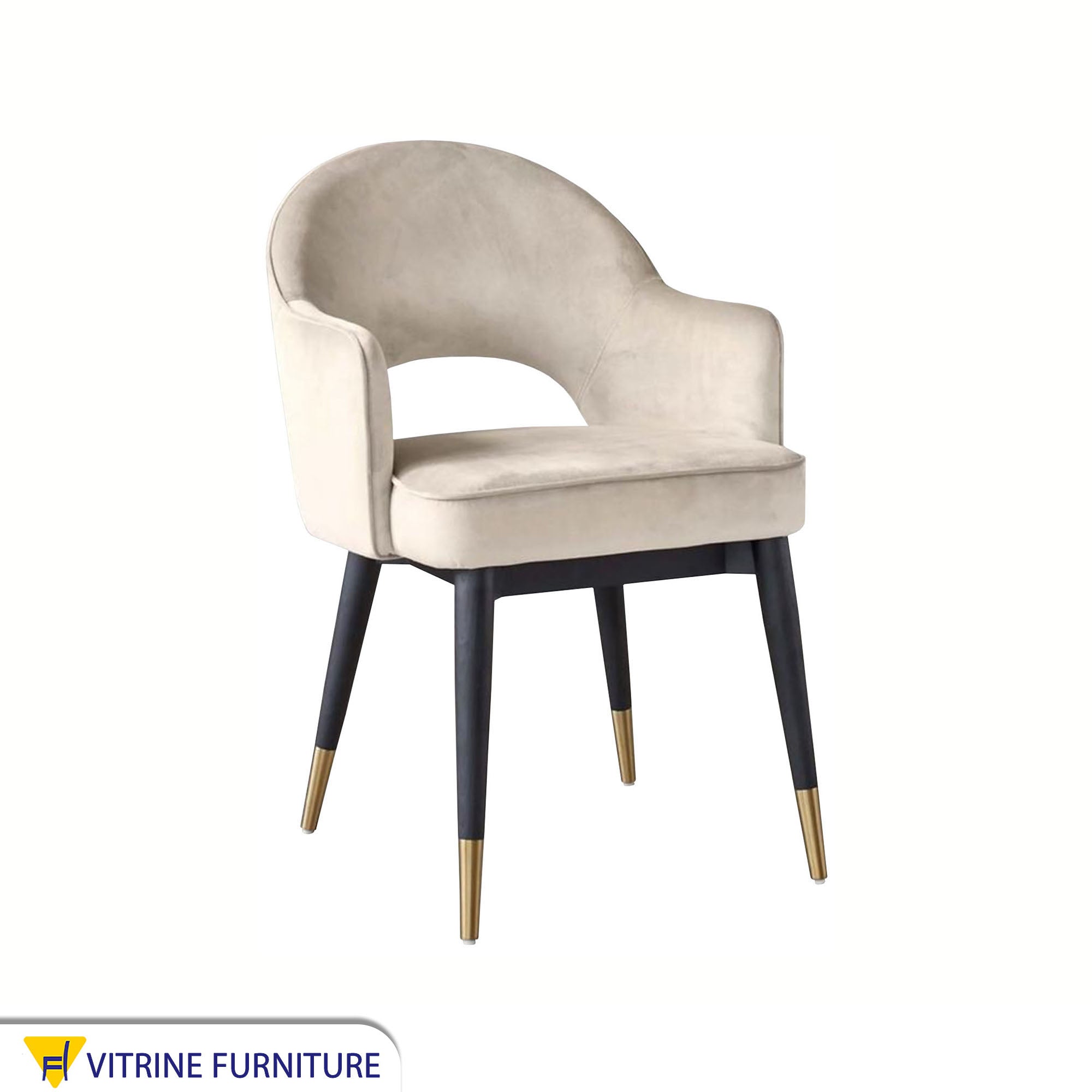 Table chair with side armrests
