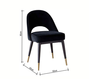 Black dining chair