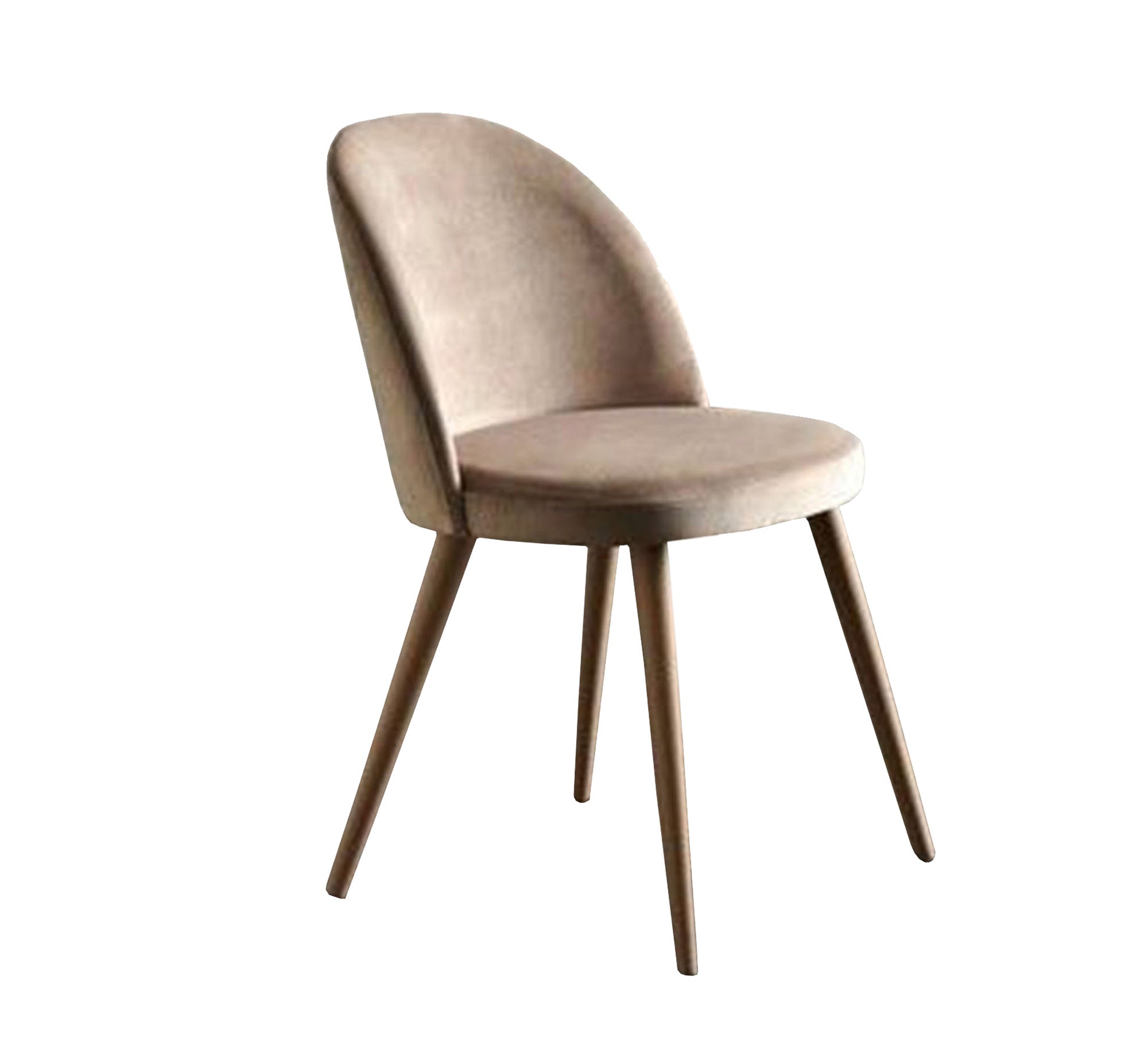 Beige upholstered chair