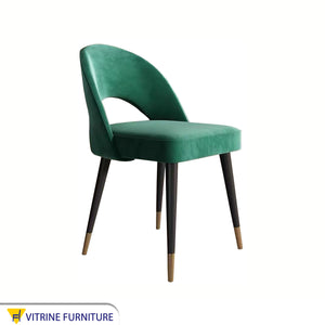 Green upholstered chair