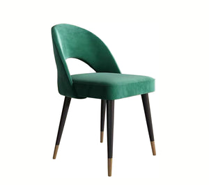 Green upholstered chair