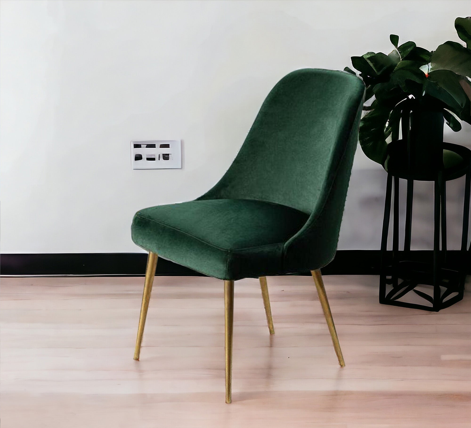 Vintage green armchair