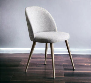 Light grey upholstered chair