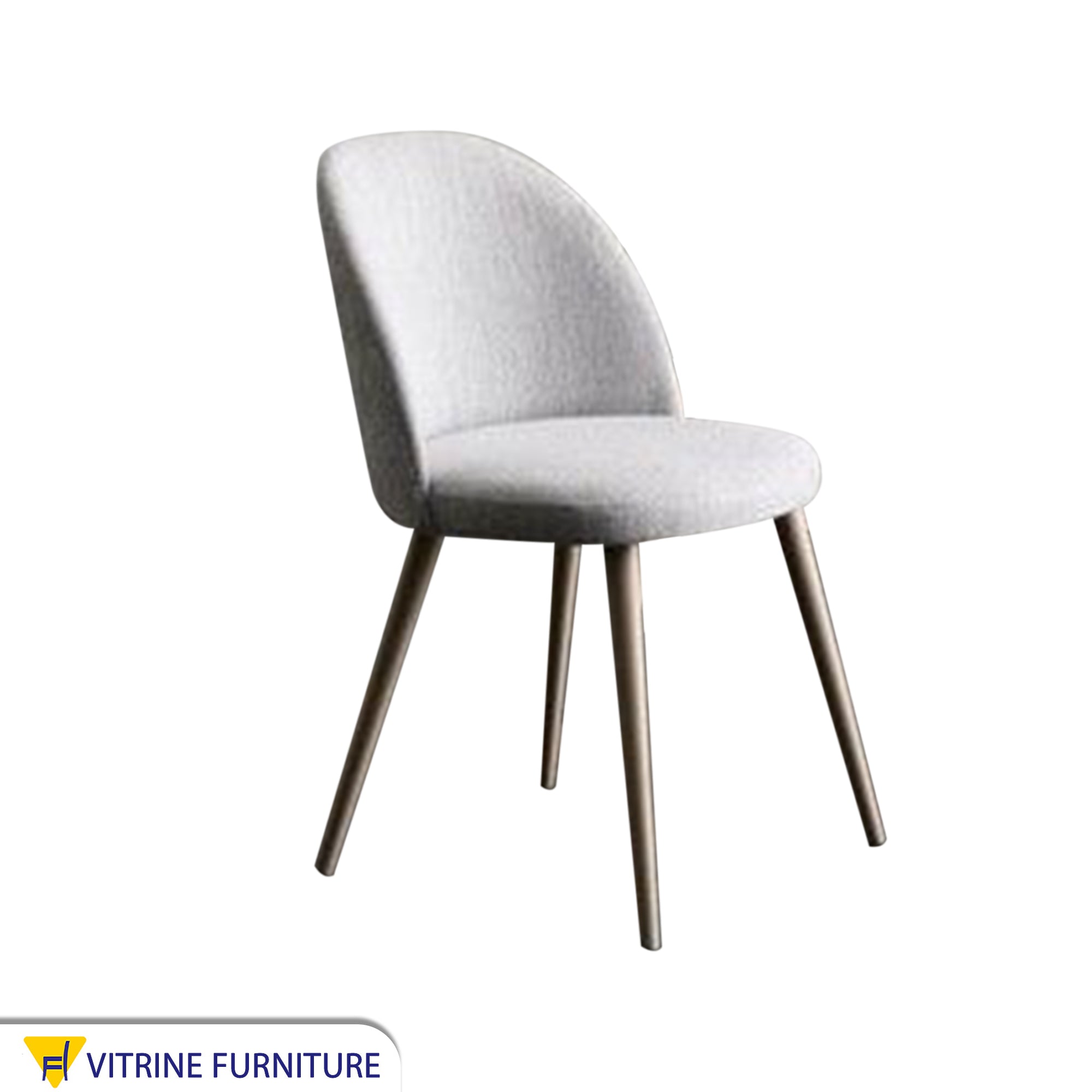 Light grey upholstered chair