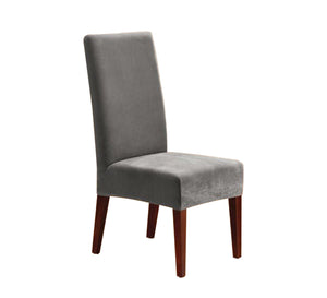 Upholstered chair with square base