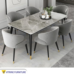 Decorative grey table